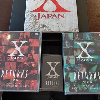ＸJAPANの「RETURNS完全版」1993.12.30－31TOKYO DOME 2DAYS LIVEボックス。の画像