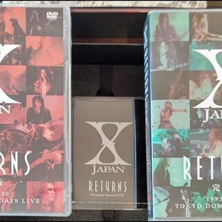 ＸJAPANの「RETURNS完全版」1993.12.30－31TOKYO DOME 2DAYS LIVEボックス。の画像
