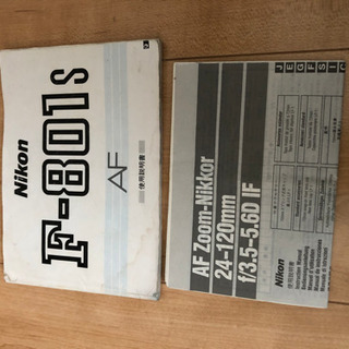 フィルム一眼レフ F-801s一式セットの画像