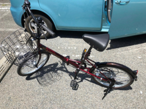 折りたたみ自転車　ギア付き　美品