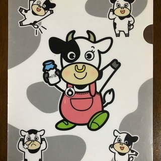 乳牛 クリアファイル