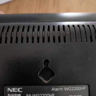 Wi-Fiルーター　NEC WG2200HPの画像