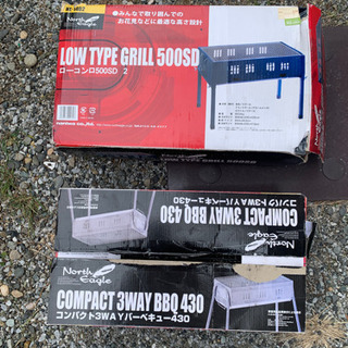 値下げバーベキューコンロ　キャンプシーズン中古　２つ有ります
