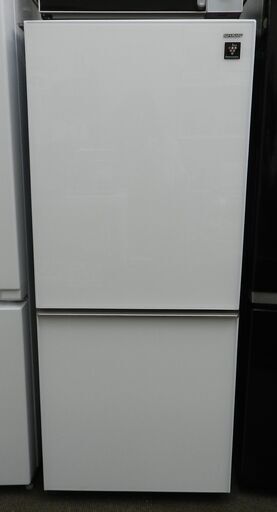 【配送・設置無料】セット割引有り★シャープ 137L プラズマクラスター搭載 2ドア冷蔵庫 つけかえどっちもドア SJ-GD14D-W