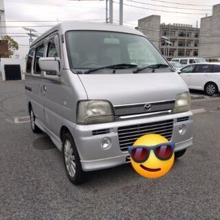 広島発！マツダスクラムワゴンターボ！4WD！　車検2年付き！の画像