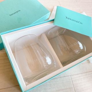 【新品】Tiffany ペアグラスの画像