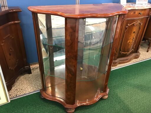 【愛品館八千代店】コンソール　ガラスキャビネット