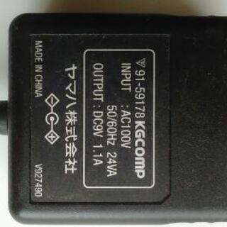 ACｱﾀﾞﾌﾟﾀｰ 出力DC9V 1.1A P9V1.1A(ｽﾏﾎやﾀﾌﾞﾚｯﾄと物々交換可能)の画像