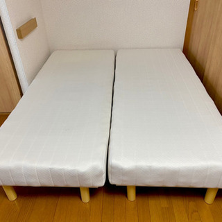 ※受付終了※0円です【脚付きマットレス】ニトリ美品（ベッド）の画像