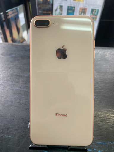【SIMフリー】au ◯判定 iPhone8 plus 256GB ゴールド 2021/02/01