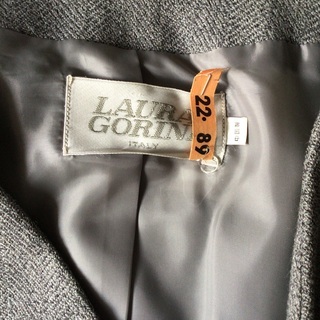 美品　LOURA GORINL パンツスーツ　Mサイズ　上質ウール　冬用グレーの画像