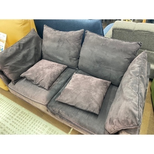 2/28✨✨【☀️引き取り限定価格¥5000☀️】スイートデコレーション 2人掛け ローソファー ブラウン✨✨