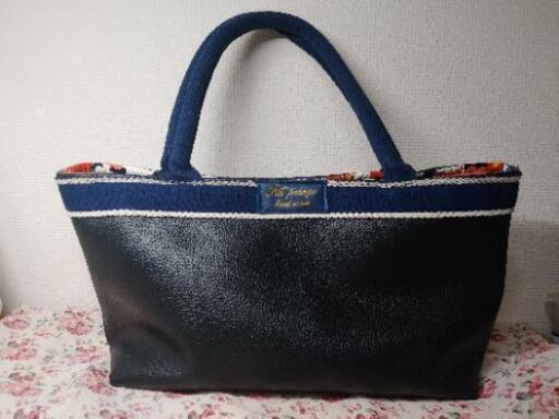 フェイクレザーバッグ(ハンドメイド)値下げしました。