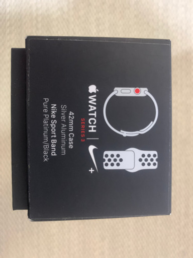 【値下‼️】マスクをしたままで顔認証が可能になります！Apple Watch 3 NIKE42mm GPS+セルラーモデル 希少