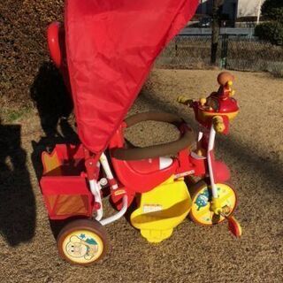 アンパンマン三輪車デラックス　4000円の画像