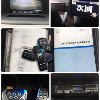 ✔️ ステップワゴン 車検R3年11月！走行8.7万キロ！ フルセグ パワスラの画像