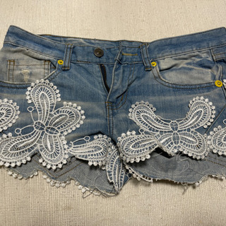 デニム　パンツ　ショートパンツ