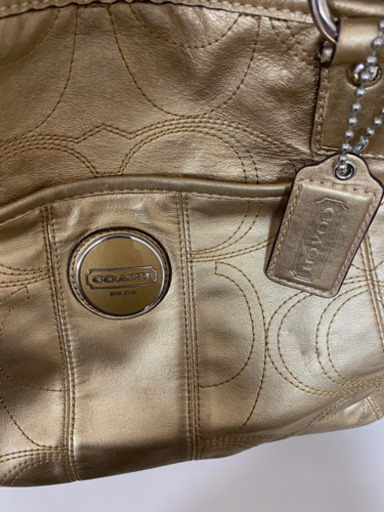 COACH コーチ ショルダーバッグ ゴールド