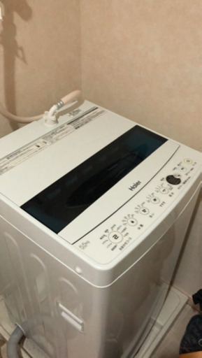 美品  ハイアール 5.5kg 全自動洗濯機 ホワイトhaier JW-C55D-W