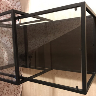 〈引取〉IKEA イケア VITTSJÖ ヴィットショー テーブル2点セットの画像