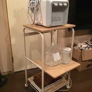 3段ラック　コンセント付き　山善GRW-41R 中古の画像