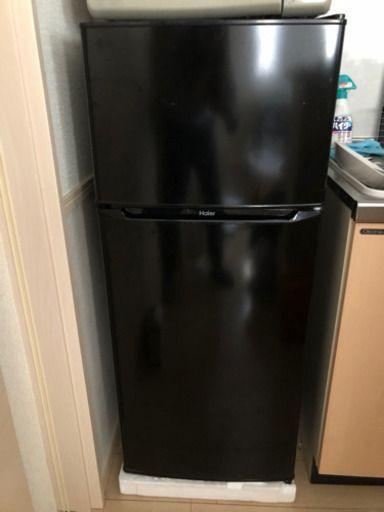 ハイアール 130L  2ドア  ブラック  JR-N130A-K