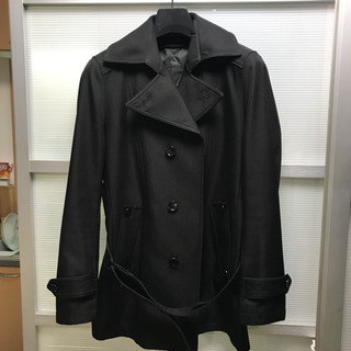 タカキュー メンズ 2枚重ね トレンチコートの画像