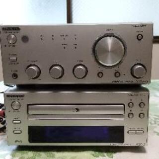 ONKYO プリメインアンプとCDプレイヤー