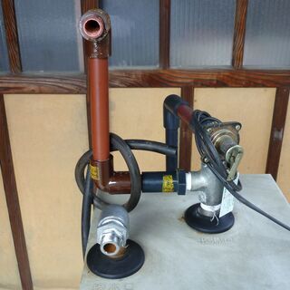 風呂石油給湯器屋内使用　コロナ　逆止弁逃し弁外付けの画像