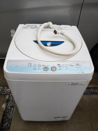 【本日引取は値引き交渉あり！】SHARP シャープ全自動洗濯機 ES-GE55L-A 5.5kg