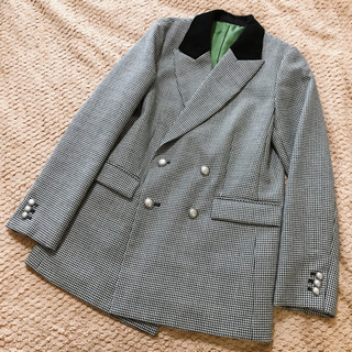 【値下げ】LoisCRAYONロイスクレヨン千鳥格子ジャケット昨年物