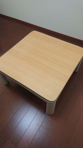 一人暮らしに☆こたつ 机 正方形 75センチ 継ぎ足あり