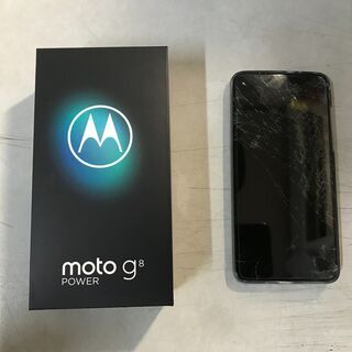 画面割れ　モトローラー　moto g8 POWER　SIMフリー...