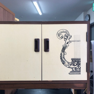 〆レトロ家具　レコード棚　本棚・書類棚としても〆