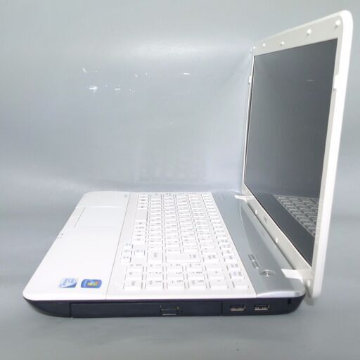 送料無料 新品SSD240GB ホワイト希少品 ノートパソコン 中古良品 15.6型 NEC LS150F26W Pentium 4G