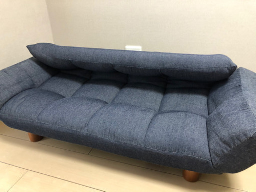 コンパクトなくつろぎカウチソファ ミリアム 折りたたみ仕様