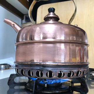 お値下げ　アンティーク　ケトル　銅 やかんの画像