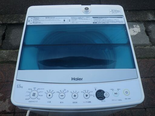 ■配達します。■ハイアール Haier 5.5kg 全自動洗濯機 JW-C55A 2017モデル