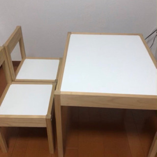 IKEA キッズテーブル　チェア　LATT