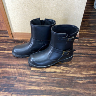 エンジニアブーツ風　防水　長靴の画像