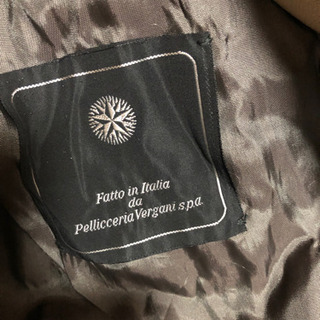 （取引先決定）百貨店外商サロン購入 数十万円相当 サイズ42 イタリア製毛皮コート　の画像