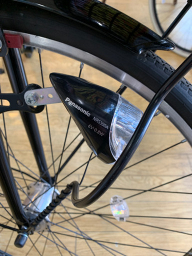 美品 SAIMOTO サイモト 27インチ自転車 STARINGS ギア オートライト ストリング 黒