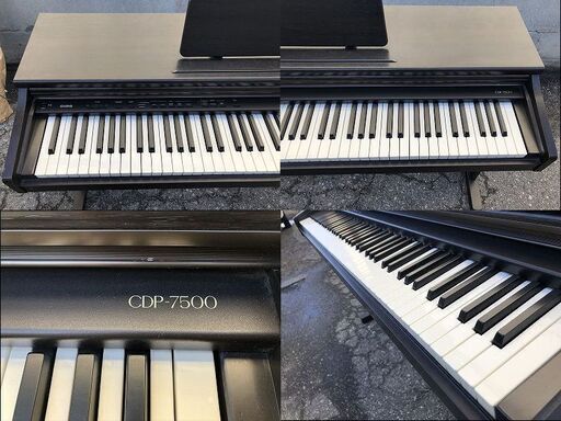 ★動作〇★ 電子ピアノ CASIO CDP-7500 88鍵 カシオ 95製