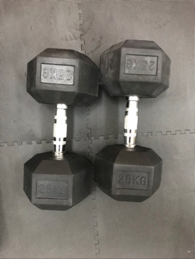 ヘックスダンベル　25kg ×2
