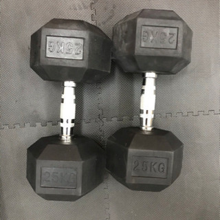 ヘックスダンベル　25kg ×2