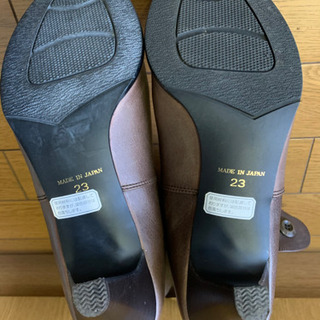 ショートブーツ　2WAY  本革　23㎝の画像