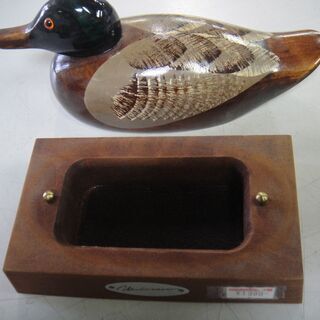 3割引で販売中！ 2,178円→1,524円　鴨置物　デコイ　小物入れ　オブジェ　インテリア　カモの画像
