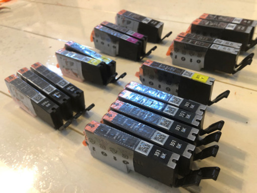 Canon純正インク　BCI-350, 351各種　18本