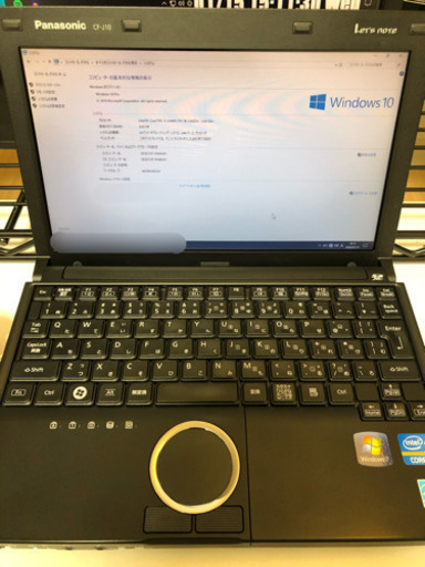 ノートパソコン パナソニック レッツノート CF-J10 EWHDS