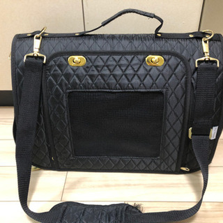 【ペット用品】コーナンオリジナルドームキャリー 黒色の画像